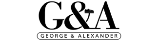 GEORGE & ALEXANDER logo and website by BOS.al